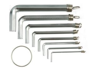 VOREL KLUCZE SZEŚCIOKĄTNE 1,5-10mm / hex / kpl. 10 szt.   56391