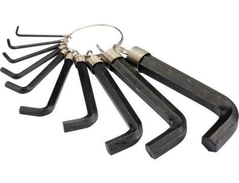 VOREL KLUCZE SZEŚCIOKĄTNE / HEX 2-14mm kpl. 10 szt.   56400