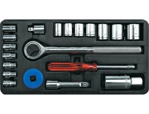 VOREL ZESTAW KLUCZY kpl 21szt. 3/8