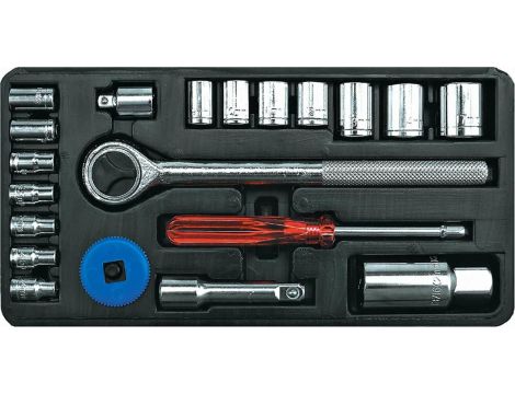 VOREL ZESTAW KLUCZY kpl 21szt. 3/8"