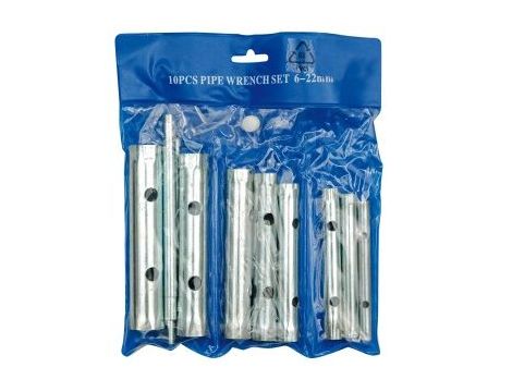 VOREL KLUCZE RUROWE KOMPLET 10elem.  6-22mm