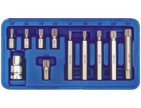 VOREL KOŃCÓWKI SPLINE M5-M12 kpl. 11szt.   66770