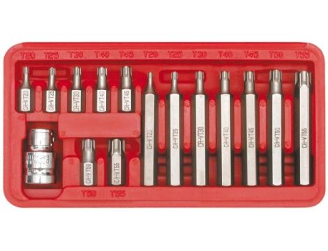 VOREL KOŃCÓWKI TORX 15cz.    66580