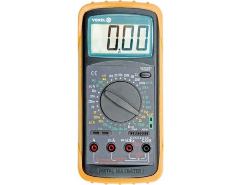 VOREL MIERNIK CYFROWY UNIWERSALNY + POMIAR TEMPERATURY   81784