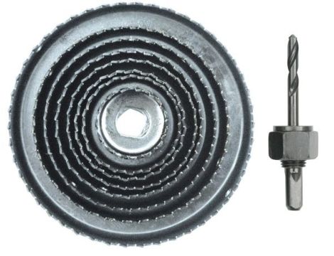 VOREL OTWORNICE DO DREWNA KOMPLET 9 elem. 38-127mm  22572