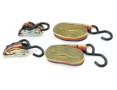 VOREL PAS DO BAGAŻU 5m 25mm Z HAKIEM, KOMPLET 2 CZĘŚCI   82400