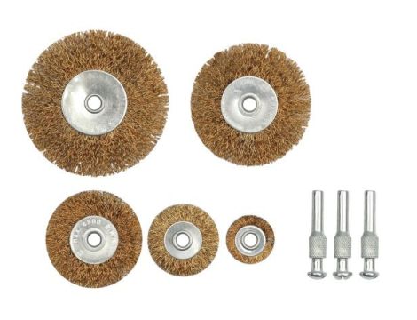 VOREL SZCZOTKA OKRĄGŁA KOMPLET 5szt. 06990