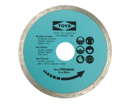 VOREL TARCZA DIAMENTOWA 115mm PEŁNA 08731