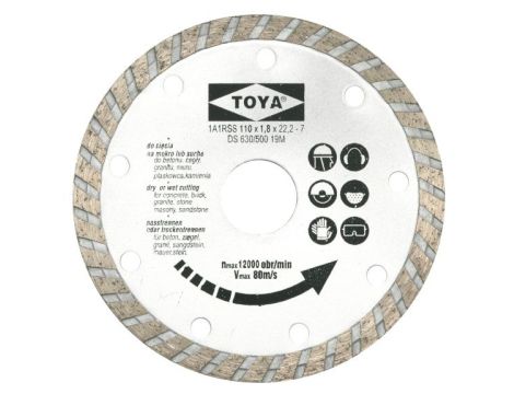VOREL TARCZA DIAMENTOWA 230mm TURBO 08755