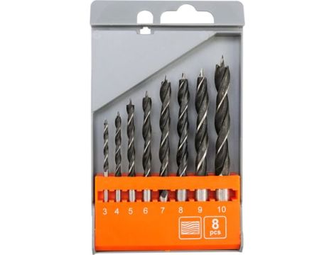 VOREL WIERTŁA DO DREWNA KPL. 8szt. 3 - 10mm  22381 - 2