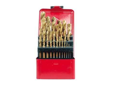 VOREL WIERTŁA DO METALU TYTAN KPL.25szt. 1-13mm  22340