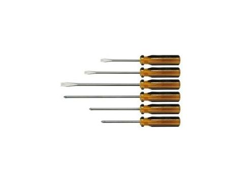 VOREL WKRĘTAKI kpl. 6szt. Z BRĄZOWĄ RĘKOJEŚCIĄ   64050