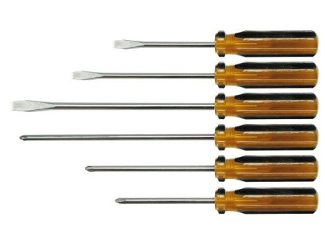 VOREL WKRĘTAKI kpl. 6szt. Z BRĄZOWĄ RĘKOJEŚCIĄ   64050 - 2