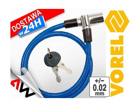 VOREL ZAPIĘCIE ROWEROWE  fi  8 x 65cm  77830