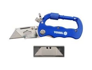 VOREL NÓŻ TURYSTYCZNY - SZEKLA OSTRZE TRAPEZOWE 5szt   76526