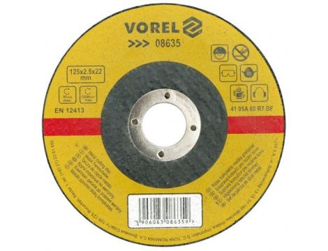 VOREL TARCZA DO CIĘCIA METALU 230 x 2,5 x 22,2mm  08641