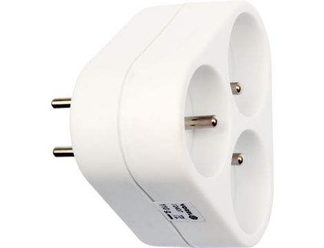 VOREL ROZGAŁĘŹNIK 3 GNIAZDA OKRĄGŁE Z UZIEMIENIEM   72407