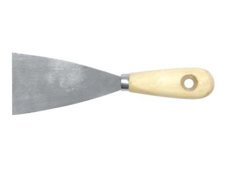 VOREL SZPACHLA Z DREWNIANĄ RĄCZKĄ 100mm 06100 - 2