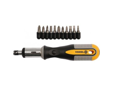 VOREL WKRĘTAK 12 CZĘŚCI Z GRZECHOTKĄ + BITY   64658