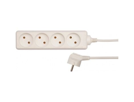 VOREL PRZEDŁUŻACZ DOMOWY BEZ UZIEMIENIA 4 - GNIAZDA 5,0m   72494