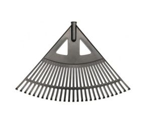 FLO GRABIE WACHLARZOWE PLASTIKOWE 580mm, 27 ZĘBÓW, NIEOPRAWIONE   35791