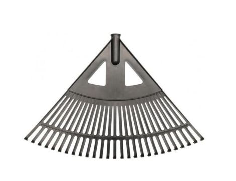 FLO GRABIE WACHLARZOWE PLASTIKOWE 580mm, 27 ZĘBÓW, NIEOPRAWIONE   35791