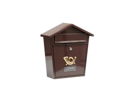 VOREL SKRZYNKA NA LISTY 380 x 320 x 105mm BRĄZ   78582