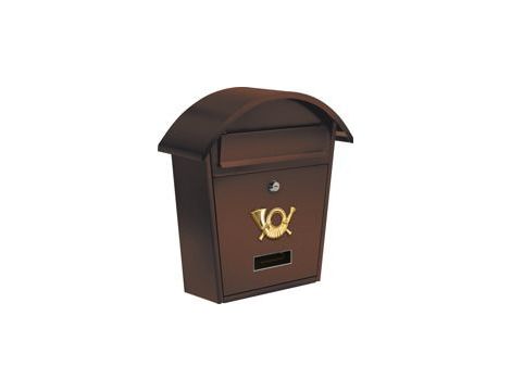 VOREL SKRZYNKA NA LISTY 380x320x105mm BRĄZ