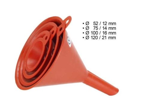 VOREL KOMPLET LEJKÓW 4 CZĘŚCI   83005