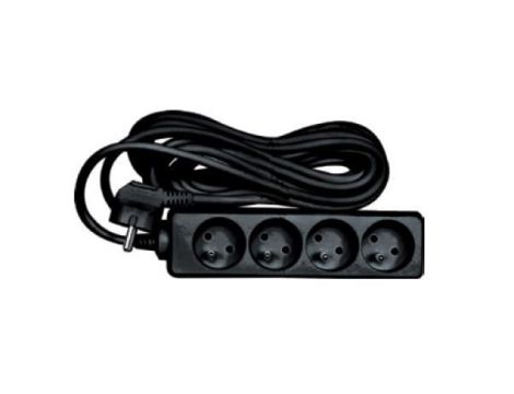 VOREL PRZEDŁUŻACZ UZIEMIONY 3 - GNIAZDA 1.5m CZARNY   72615