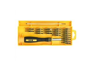 VOREL WKRĘTAKI PRECYZYJNE Z WYMIENNYMI GROTAMI kpl. 22szt.   64395