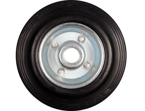 VOREL KOŁO ŁOŻYSKOWANE CZARNA GUMA 100mm   87452