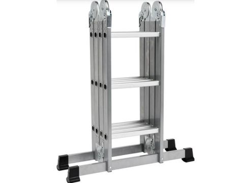 VOREL DRABINA ALUMINIOWA WIELOFUNKCYJNA, PRZEGUBOWA 4 x 3 STOPNIE  17704