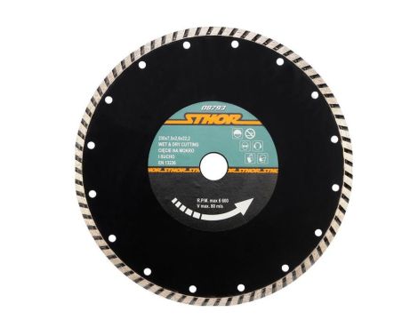 STHOR TARCZA DIAMENTOWA 230 x 22,2mm TURBO, DO BETONU GŁADKIE CIĘCIE 08793