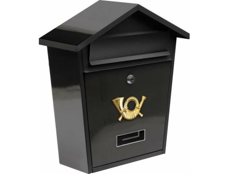 VOREL SKRZYNKA NA LISTY 380 x 320 x 105mm CZARNA   78580