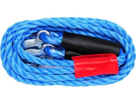 VOREL LINKA HOLOWNICZA - PLECIONA 2,5t Z HAKIEM, TITANIUM   82209