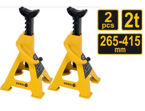 VOREL PODSTAWKI SAMOCHODOWE 2 SZTUKI 2T 265 - 415mm   80307
