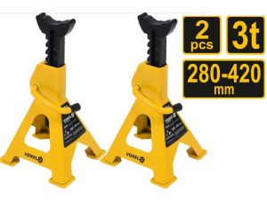 VOREL PODSTAWKI SAMOCHODOWE 2 SZTUKI 3T 280 - 420mm   80308