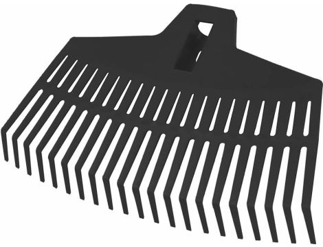 FLO GRABIE WACHLARZOWE PP 390mm, 21 ZĘBÓW   35798