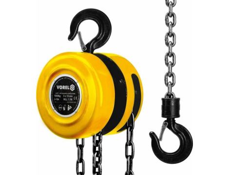 VOREL PRZYCIĄGARKA ŁAŃCUCHOWA  1T   80751