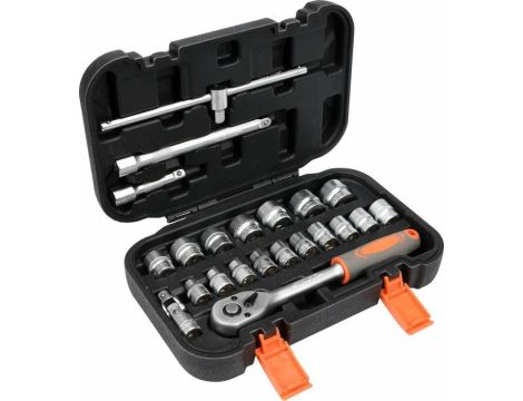 STHOR ZESTAW KLUCZY    3/8"  22el    58661