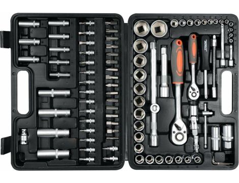 STHOR ZESTAW KLUCZY   94 ELEMENTÓW 1/2", 1/4    58687 - 2