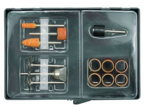 VOREL KAMIENIE SZLIFIERSKIE 32elem.  ZESTAW AKCESORIÓW DO MULTISZLIFIERKI TRZPIEŃ3,2mm   25410