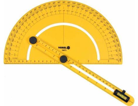 VOREL KĄTOMIERZ Z RUCHOMYM RAMIENIEM 250mm