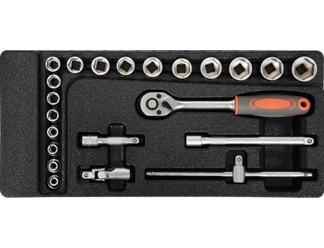 STHOR WÓZEK WARSZTATOWY 6-SZUFLAD + 302szt. 12 WKŁADEK - 3