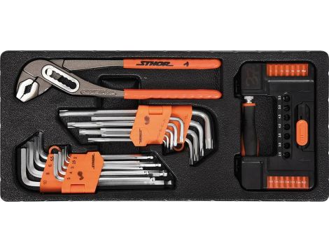 STHOR WÓZEK WARSZTATOWY 6-SZUFLAD + 302szt. 12 WKŁADEK - 5