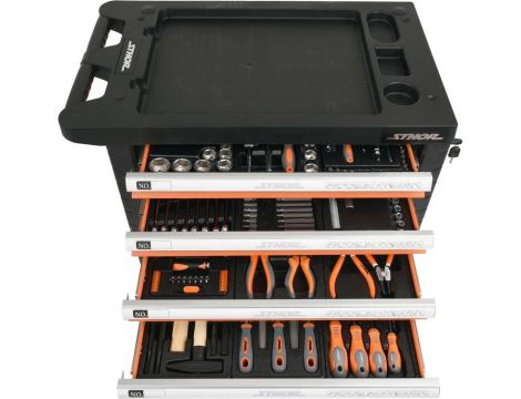 STHOR WÓZEK WARSZTATOWY 6-SZUFLAD + 302szt. 12 WKŁADEK - 7