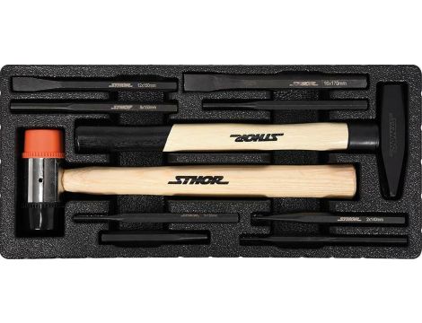 STHOR WÓZEK WARSZTATOWY 6-SZUFLAD + 302szt. 12 WKŁADEK - 13