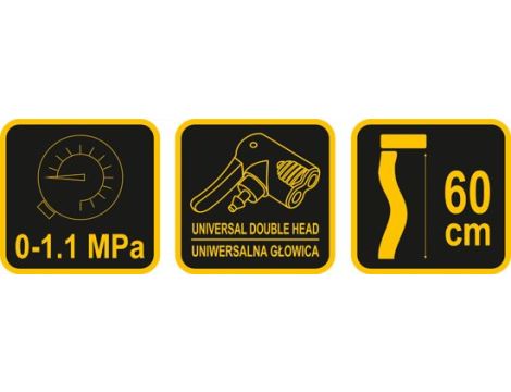 VOREL POMPKA SŁUPKOWA Z MANOMETREM CZARNA - 3