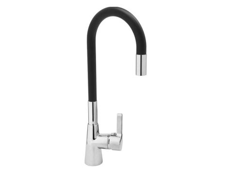 FALA BATERIA ZLEWOZMYWAKOWA ELASTYCZNA WYLEWKA FLEXIBLE CZARNA